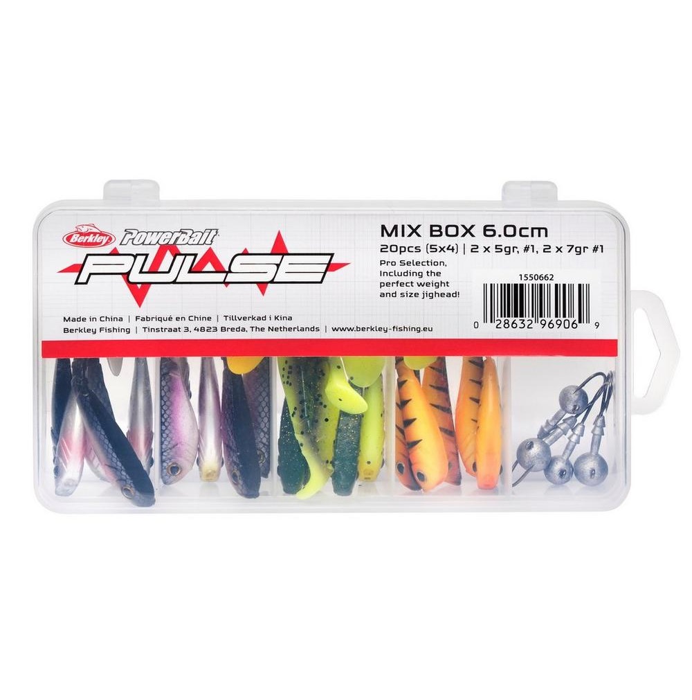 Berkley Set Pulse Shad MixBox With Jigheads